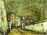 Maurice Utrillo berlioz hus i montmartre oil on canvas
